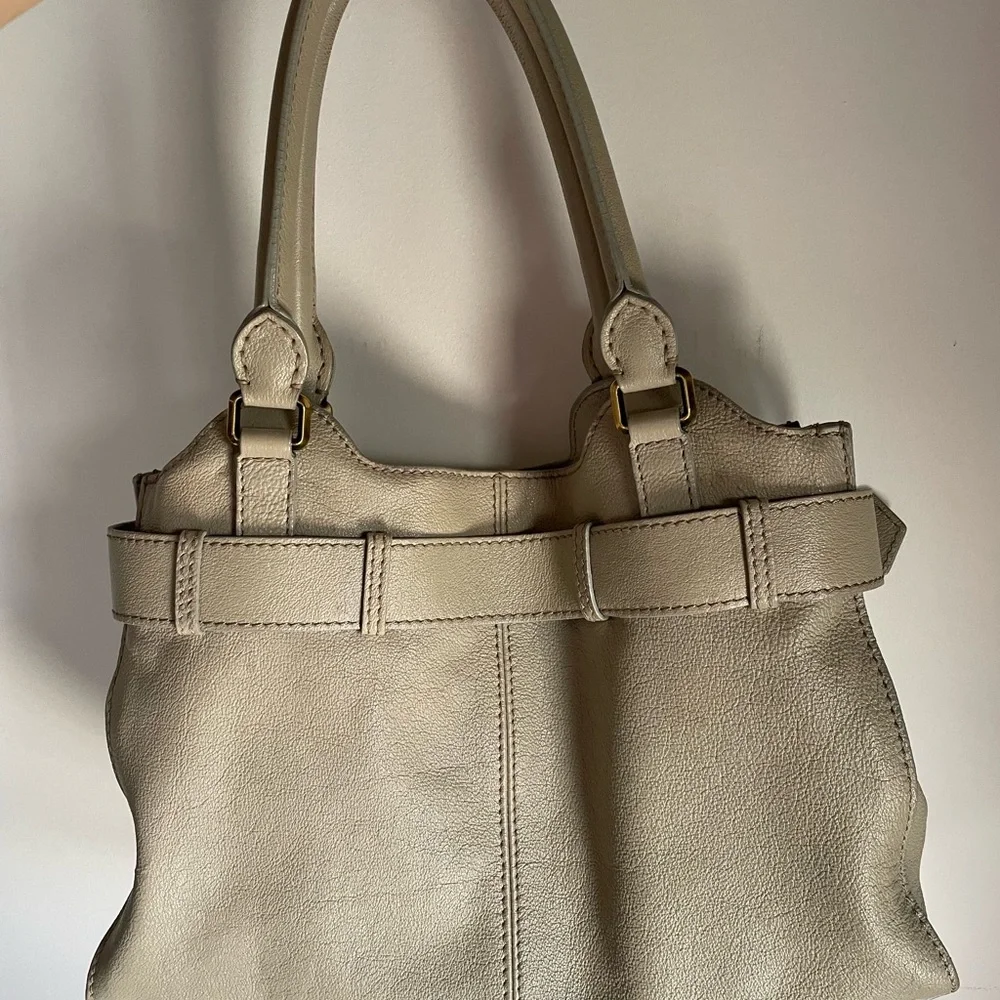 BURBERRY
Grey Buffalo Leather Lambeth Bag - Picture 4 of 8